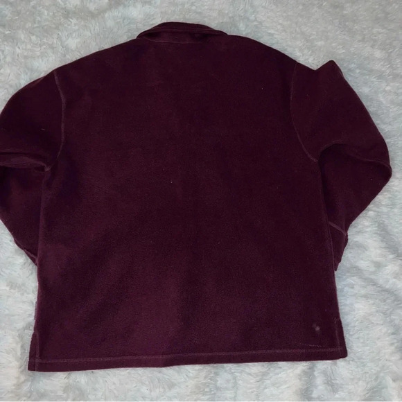 Disney Tigger - Vintage Winnie The Pooh Brand Purple Button Up Fleece size XL - Picture 4 of 5